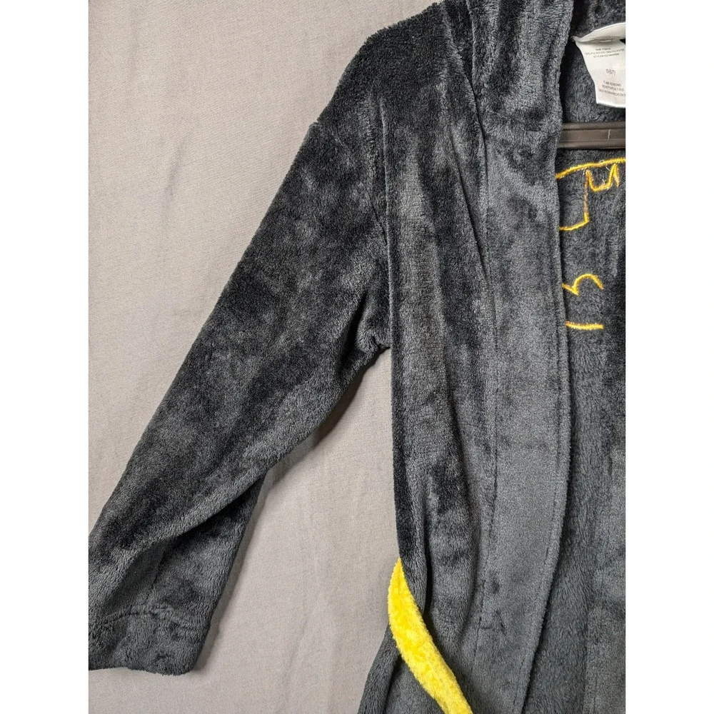 Batman Bruce Wayne Boy's Hooded Minky Fleece‎ Bathrobe (S) 6/7
